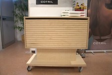 MOBILE TROLLEY BAR IN LEGNO