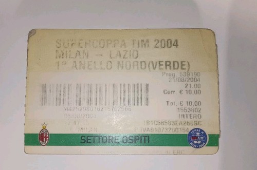 Biglietto ticket stadio calcio - biglietto,