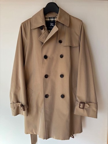 Trench coat doppiopetto beige