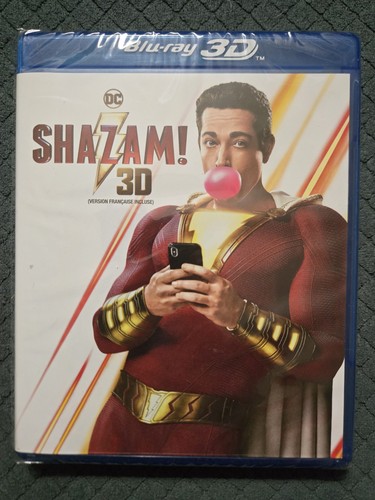 Shazam bluray canadian - 3d/2d,