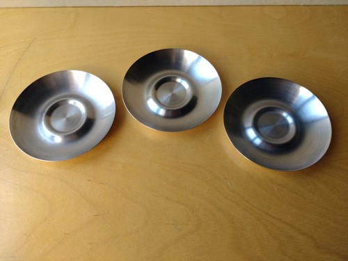Set piattini acciaio inox - set, in