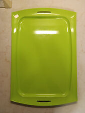 VASSOIO MORINOX IN ACCIAIO INOX VERDE - COME NUOVO