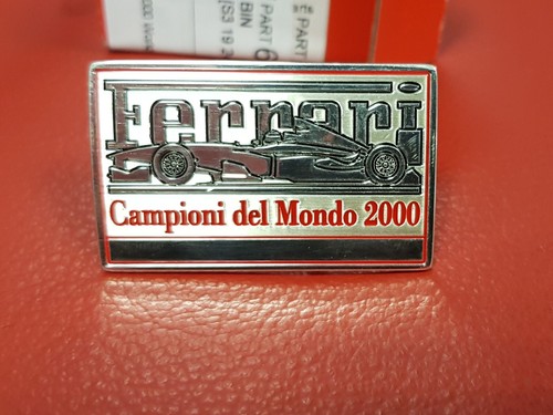 Targa ferrari 2000 campione - targa,