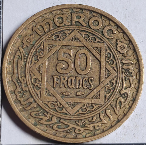 Francs 1952 maroc - 50, (1371)