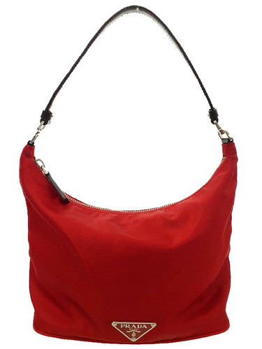 Borsa prada nylon rosso - in,