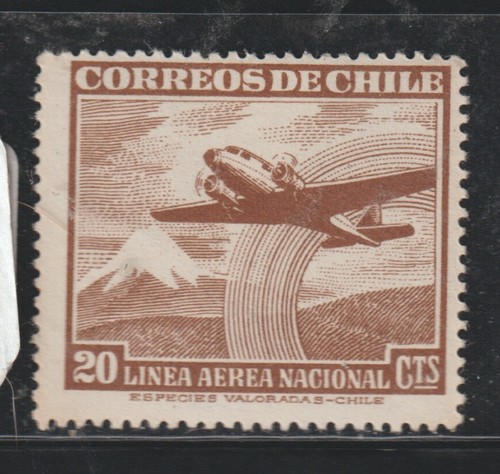 Cile 1941 aereo - , posta