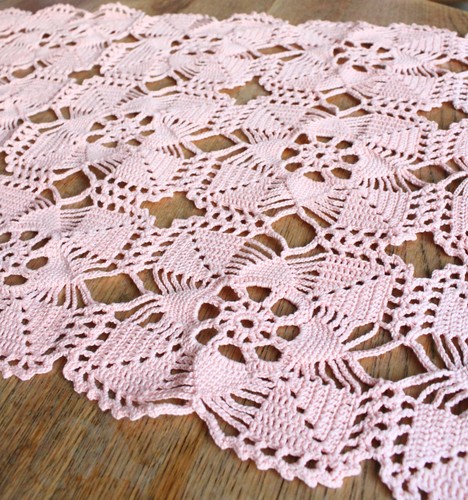 Handmade large pastel - pastel, pink