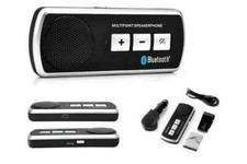 KIT BLUETOOTH 4.1 VIVAVOCE AUTO UNIVERSALE SPEAKER SMARTPHONE TABLET CELLULARE