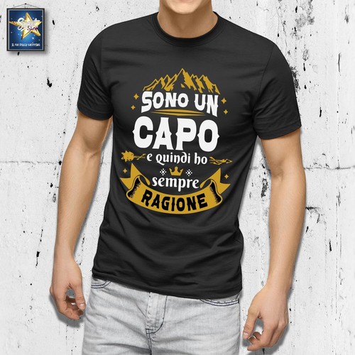 Shirt maglietta sono capo - t-shirt,