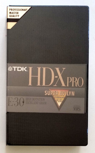 Vhs tdk pro - vhs, e-30