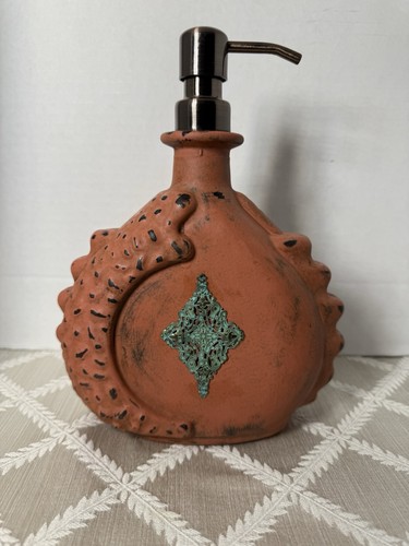 Bottiglia pompa terracotta - pompa, in