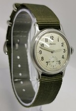 Orologio da uomo vintage anni 50 Alpina François Borgel cassa cal 586 stile militare 30 mm 