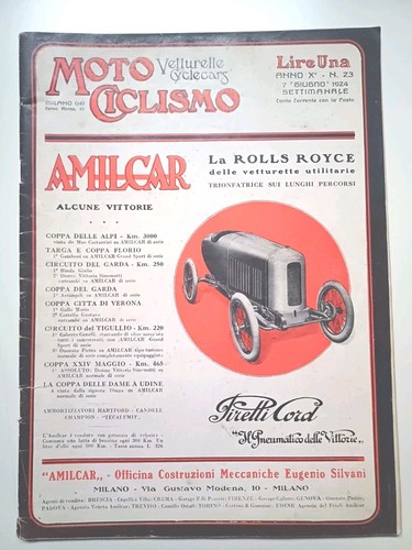 Rara rivista moto ciclismo - rivista, "moto