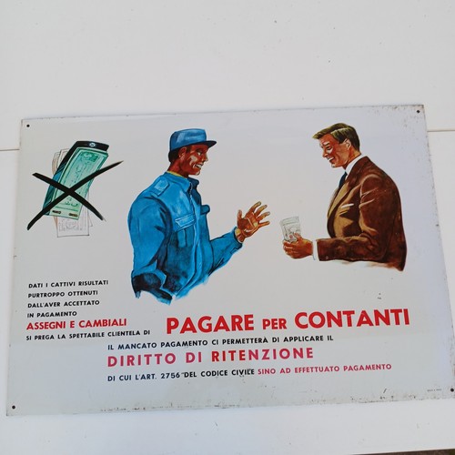 Insegna smaltata serigrafata - insegna,