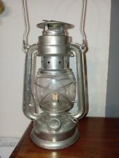 LAMPADA LANTERNA PETROLIO VINTAGE BAT 158 VETRO CRISTAL MADE IN GDR COLOR SILVER