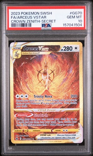 Carta pokemon arceus - arceus, psa