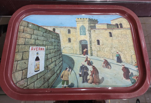 Vassoio vintage amaro - vintage, averna
