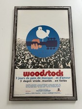 Vintage woodstock 1970 - vintage, framed