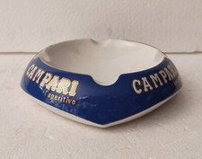Posacenere Campari L’Aperitivo In Ceramica Vintage Grande