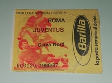 BIGLIETTI STADIO DA COLLEZIONE - BIGLIETTI STADIO VINTAGE - ROMA JUVENTUS LAZIO