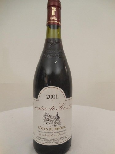 Côtes rhône rouge 2001 - rhône,