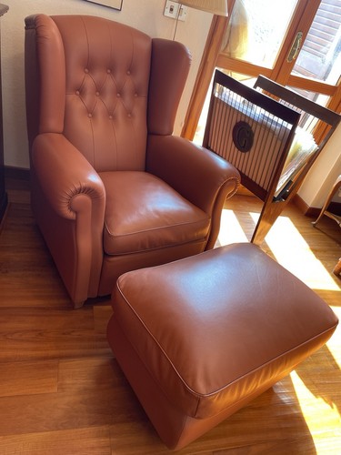 Poltrona con pouf modello - poltrona,