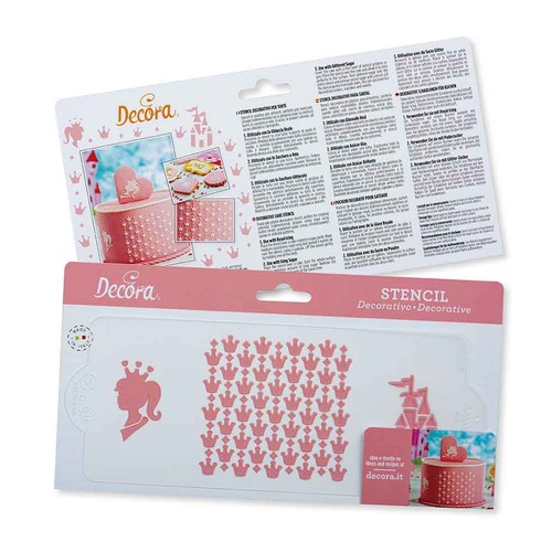 Stencil per torte principessa - stencil,