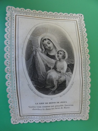 Image pieuse canivet dentelle - pieuse,