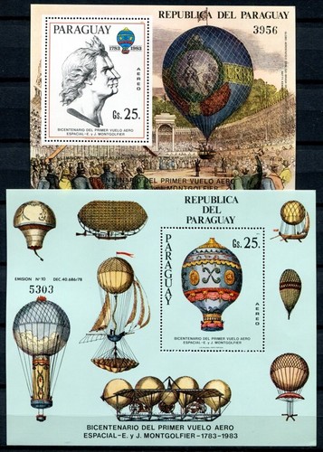 Paraguay 1983 aviazione - paraguay,