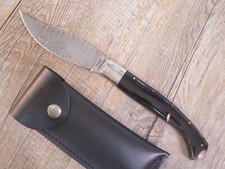 COLTELLO 27 CM SARDEGNA SARDO MANICO CORNO bufalo ARBURESA ARBUS lama DAMASCO