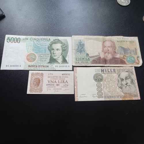 Vecchie banconote lire - vecchie,