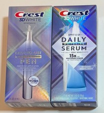CREST 3D WHITE (LOTTO di 2) Siero Quotidiano Sbiancante e Penna Sbiancante SIGILLATO