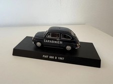 Fiat 600 D Carabinieri 1967 – Modellino da collezione De Agostini