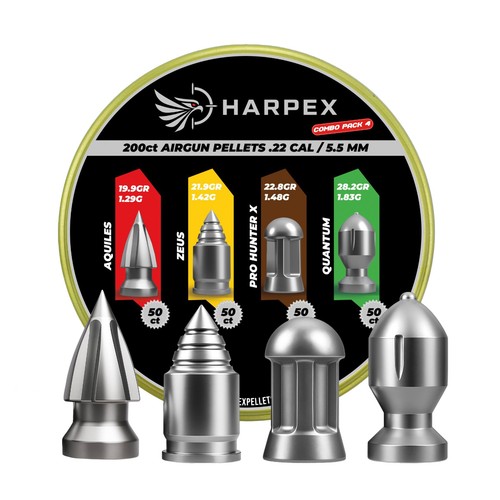 Combo pack airgun pellets - 4,