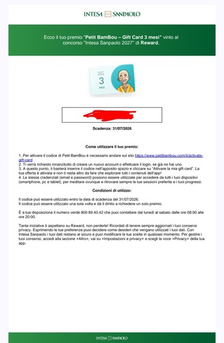 Gift card petit bambou mesi - card,