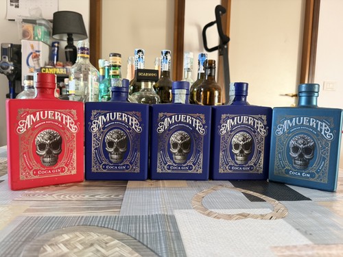 Bottiglie vuote gin - vuote, amuerte