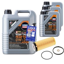 Controllo Set 8 L Liqui Moly Top Tec 0W-30 per BMW X5 Serie Xdrive30d Xdrive40d