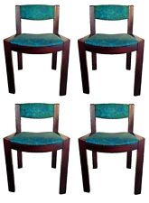 lotto di quattro sedie serie 300 design joe colombo per Pozzi - 1965 vintage