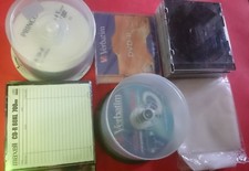 LOTTO DI CD e DVD VERGINI + CUSTODIE RIGIDE E FLESSIBILI