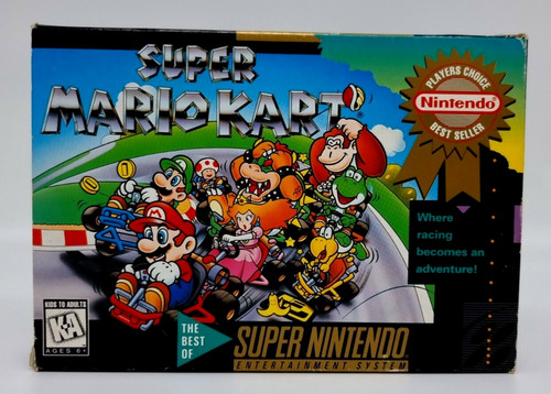 Super mario kart snes - mario,