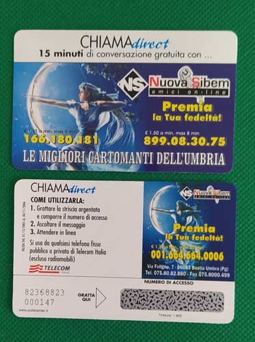 Scheda telefonica nuova - , tipo
