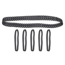  6 pezzi di cingoli in gomma