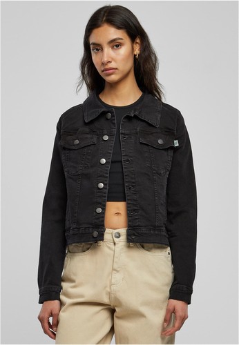 Ladies organic denim jacket - denim,