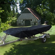 Black 14 Ft Jon Boat Cover Fit