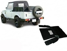 Half Soft Top Roof Black For