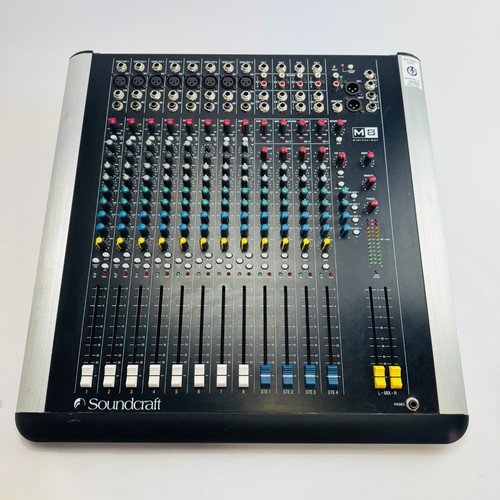 Soundcraft mix audio - m8,