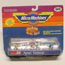 Micromachines GIG Galoob Micro Machines 23 Aerei Famosi Blister