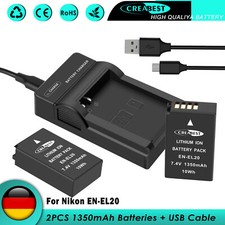 2x Batteria EN-EL20 EN-EL20a