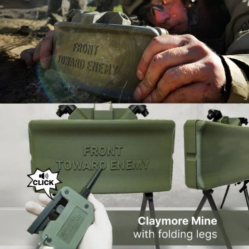 M18a1 claymore mine model - m18a1, set