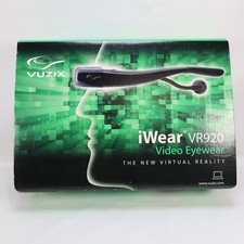Occhiali da gioco Vuzix iWear VR920 realtà virtuale PC VR occhiali RARI made in USA